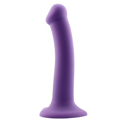 ACTION - BOUNCY LIQUID SILICONE DILDO HIPER FLEXIBLE 7 - 18 CM SIZE M PURPLE