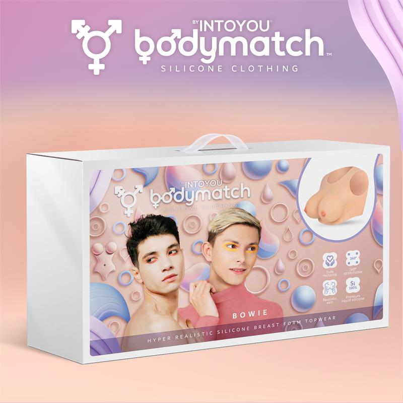 BODYMATCH - BOWIE REALISTIC BREAST FORM E CUP LIQUID SILICONE