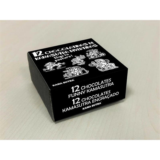 DIVERTY SEX - BOX OF 12 KAMASUTRA MILK CHOCOLATE BARS