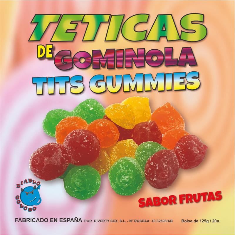 DIVERTY SEX - BOX OF FRUIT FLAVORED GUMMIES
