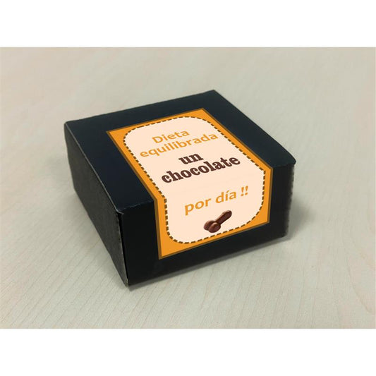 DIVERTY SEX - BOX WITH 8 PENIS-SHAPED PURE CHOCOLATES