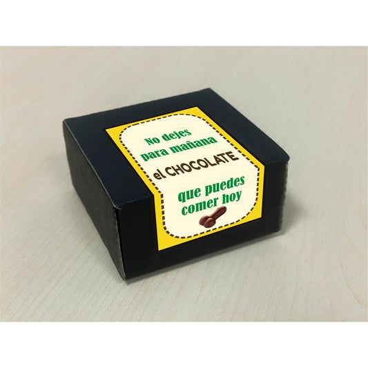 DIVERTY SEX - BOX WITH 8 PENIS-SHAPED PURE CHOCOLATES