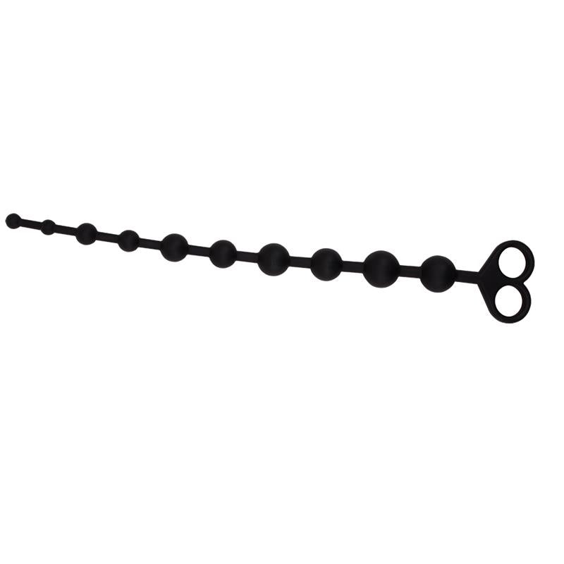CHISA - BOYFRIEND BEADS 30.8 X 2.4 CM SILICONE BLACK