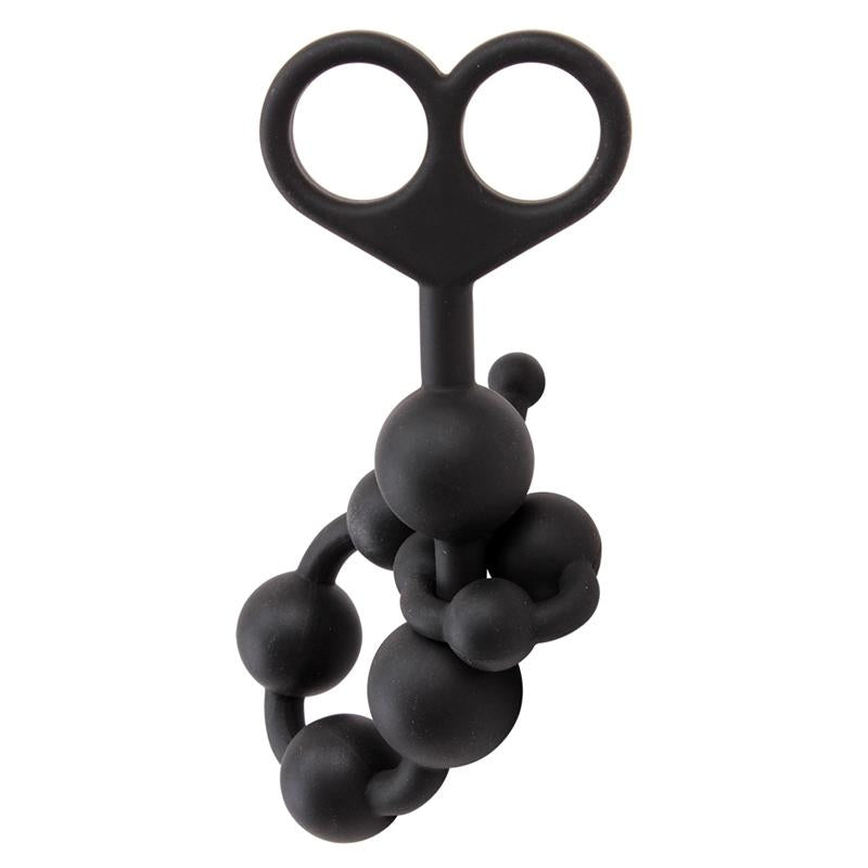 CHISA - BOYFRIEND BEADS 30.8 X 2.4 CM SILICONE BLACK