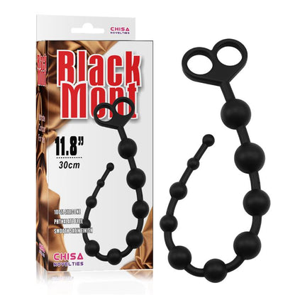 CHISA - BOYFRIEND BEADS 30.8 X 2.4 CM SILICONE BLACK
