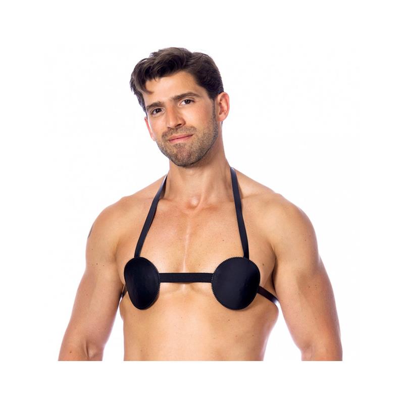 BONDAGE PLAY - BRA WITH SPIKES ADJUSTABLE
