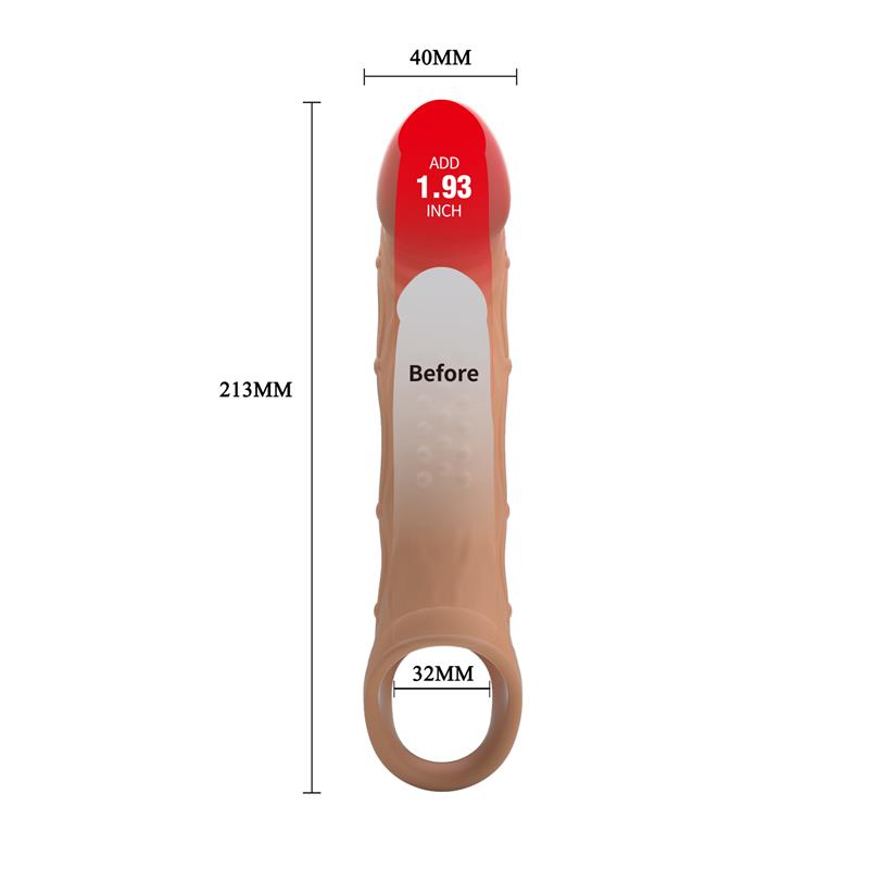 PRETTYLOVE - BRAD VIBRATING PENIS SLEEVE