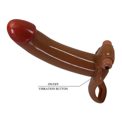 PRETTYLOVE - BRADDEN UNIVERSAL STRAP ON WITH VIBRATING HOLLOW DILDO 6.7
