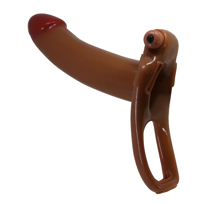 PRETTYLOVE - BRADDEN UNIVERSAL STRAP ON WITH VIBRATING HOLLOW DILDO 6.7