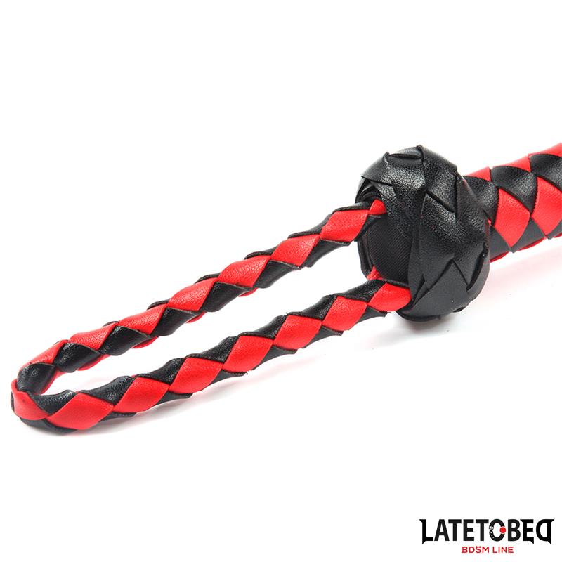 LATETOBED BDSM LINE - BRAIDED FLOGGER 49 CM