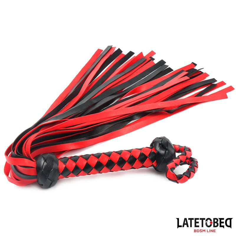LATETOBED BDSM LINE - BRAIDED FLOGGER 49 CM