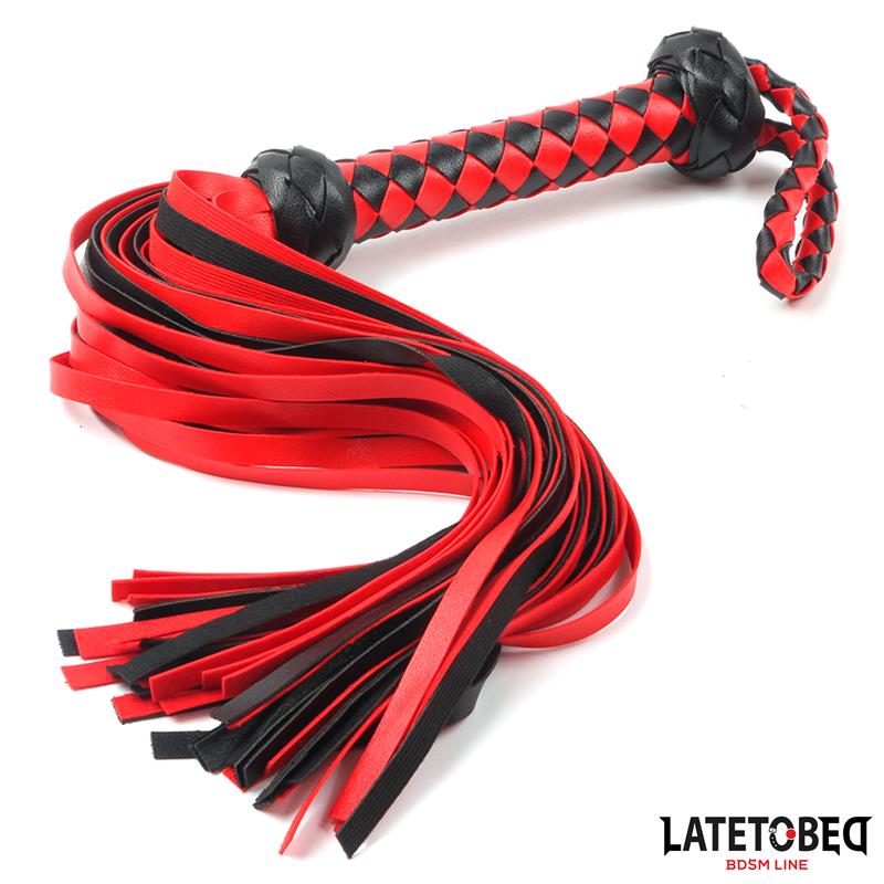 LATETOBED BDSM LINE - BRAIDED FLOGGER 49 CM