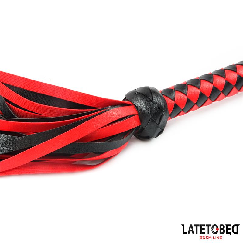 LATETOBED BDSM LINE - BRAIDED FLOGGER 49 CM
