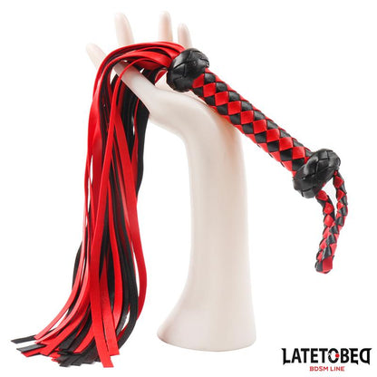 LATETOBED BDSM LINE - BRAIDED FLOGGER 49 CM