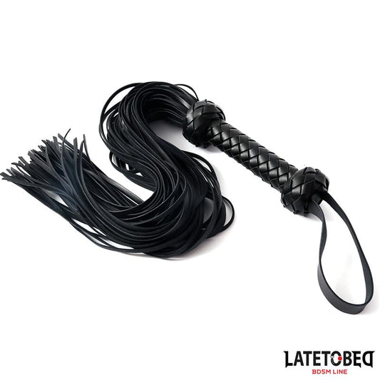 LATETOBED BDSM LINE - BRAIDED FLOGGER 64.5 CM