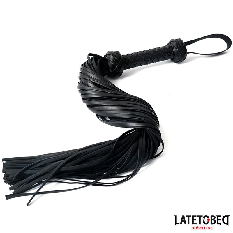 LATETOBED BDSM LINE - BRAIDED FLOGGER 64.5 CM