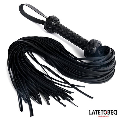 LATETOBED BDSM LINE - BRAIDED FLOGGER 64.5 CM