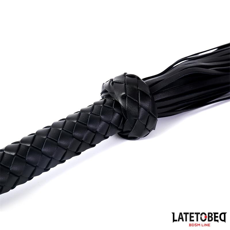 LATETOBED BDSM LINE - BRAIDED FLOGGER 64.5 CM
