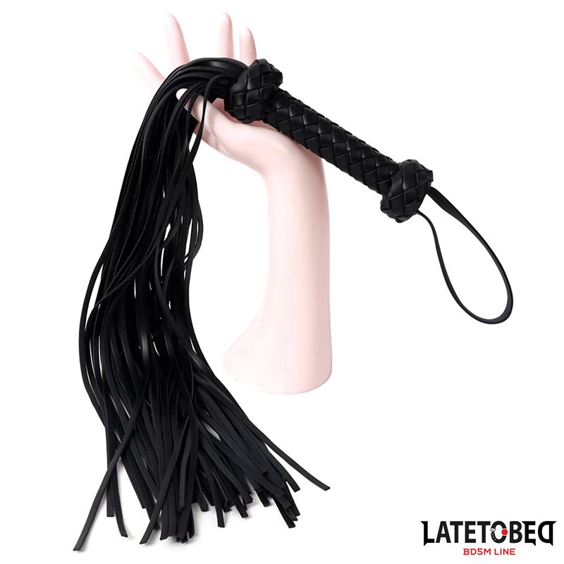 LATETOBED BDSM LINE - BRAIDED FLOGGER 64.5 CM