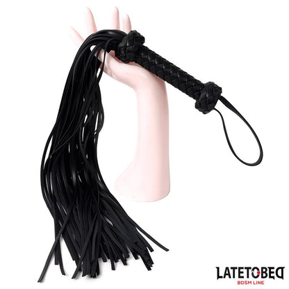 LATETOBED BDSM LINE - BRAIDED FLOGGER 64.5 CM