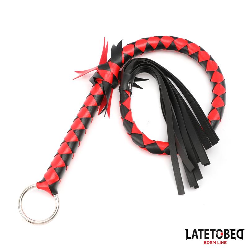 LATETOBED BDSM LINE - BRAIDED FLOGGER 85 CM