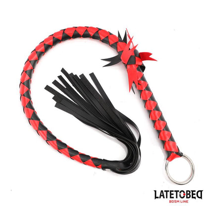 LATETOBED BDSM LINE - BRAIDED FLOGGER 85 CM