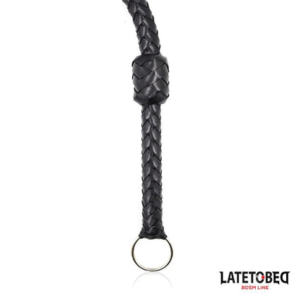 LATETOBED BDSM LINE - BRAIDED WHIP BLACK 116CM