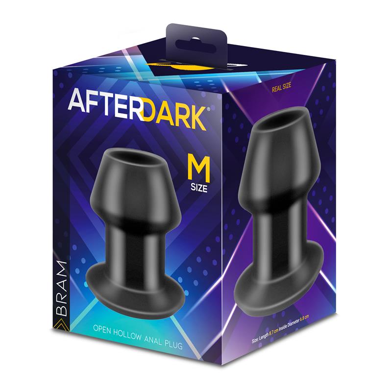 AFTERDARK - BRAM OPEN HOLLOW ANAL PLUG SIZE M