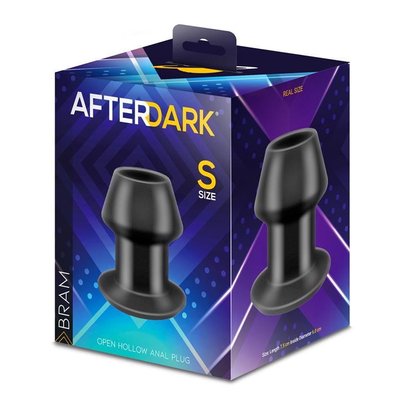 AFTERDARK - BRAM OPEN HOLLOW ANAL PLUG SIZE S