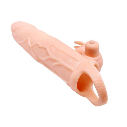 PRETTYLOVE - BRAVE MAN PENIS SLEEVE WITH VIBRATION