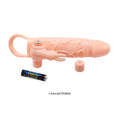 PRETTYLOVE - BRAVE MAN PENIS SLEEVE WITH VIBRATION