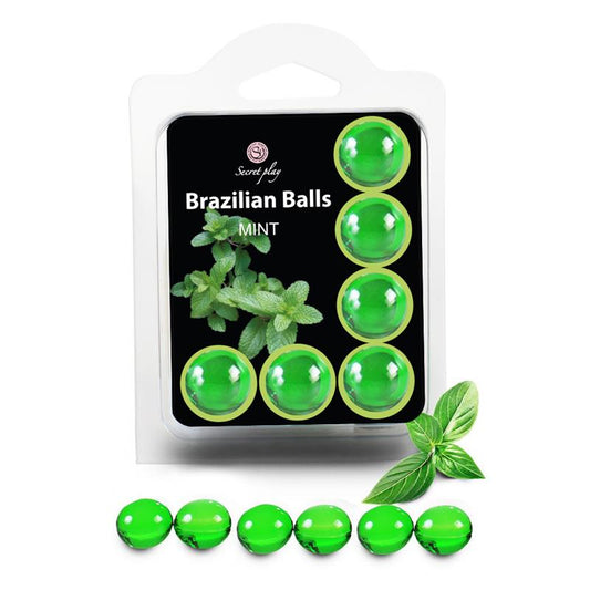 SECRET PLAY - BRAZILIAN BALLS SET 6  MINT