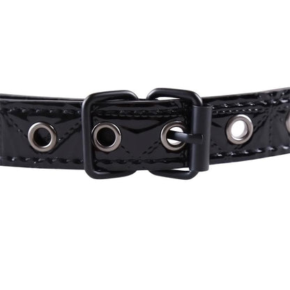 BLACK SAPPHIRE - BREATHABLE GAG BALL SAPPHIRE VEGAN LEATHER