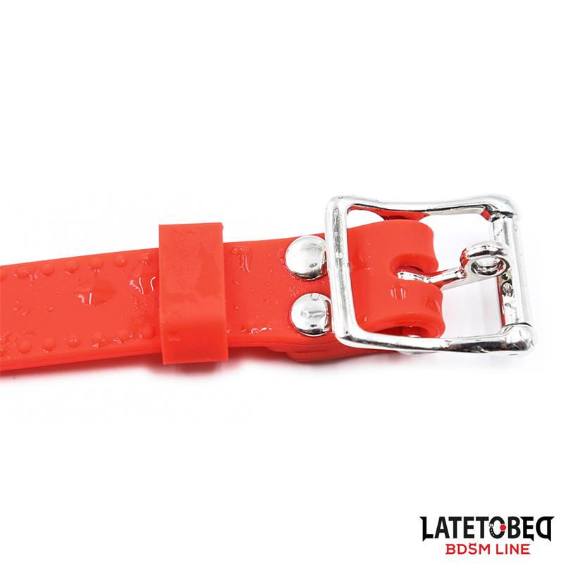 LATETOBED BDSM LINE - BREATHABLE SILICONE BALL GAG S - 4 CM