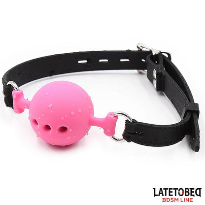 LATETOBED BDSM LINE - BREATHABLE SILICONE BALL GAG S - 4 CM
