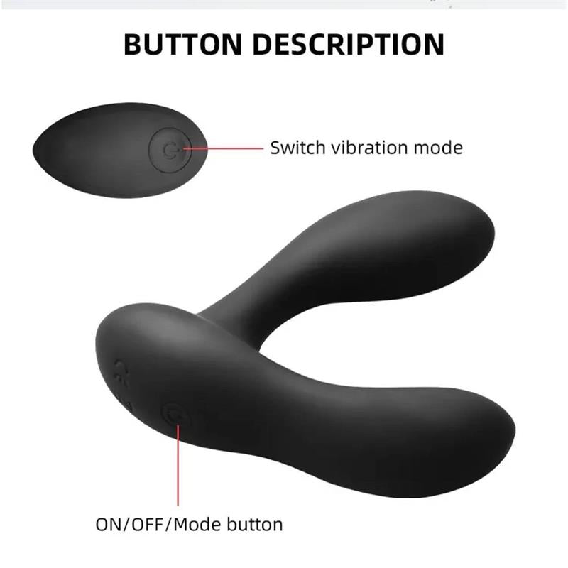 TARDENOCHE - BRETT PROSTATE MASSAGER REMOTE CONTROL USB LIQUID SILICONE