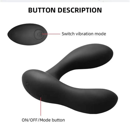 TARDENOCHE - BRETT PROSTATE MASSAGER REMOTE CONTROL USB LIQUID SILICONE