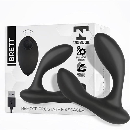 TARDENOCHE - BRETT PROSTATE MASSAGER REMOTE CONTROL USB LIQUID SILICONE