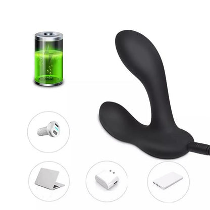 TARDENOCHE - BRETT PROSTATE MASSAGER REMOTE CONTROL USB LIQUID SILICONE