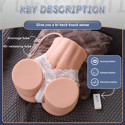 XISE - BRIDGET TORSO WITH VIBRATION AND SUCKION EFECT 11 KG