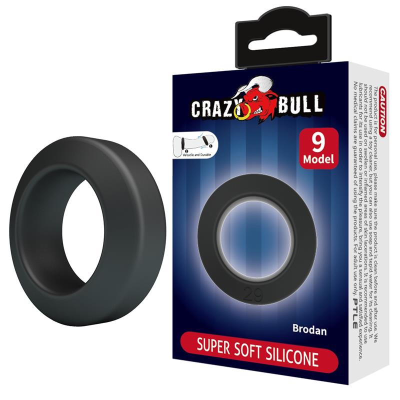 CRAZY BULL - BRODAN COCK RING SILICONE MOD 9