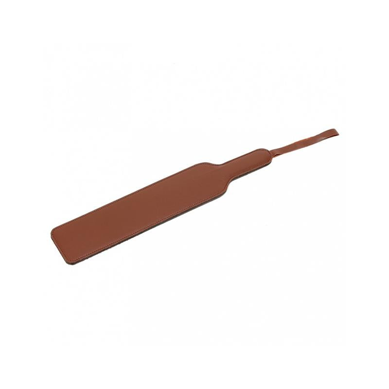 BONDAGE PLAY - BROWN LEATHER PADDLE
