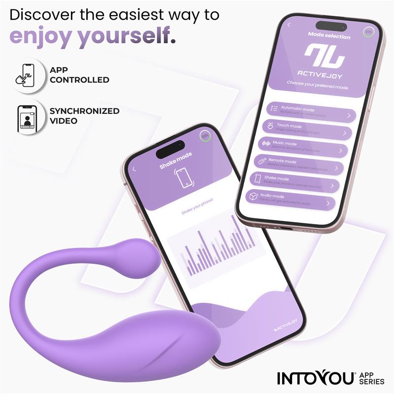 INTOYOU APP SERIES - BULBY EGG VIBRATOR WITH APP LAVANDER