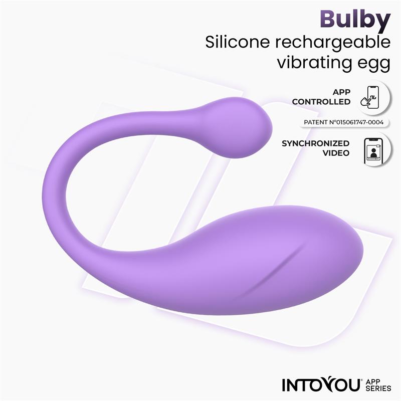 INTOYOU APP SERIES - BULBY EGG VIBRATOR WITH APP LAVANDER
