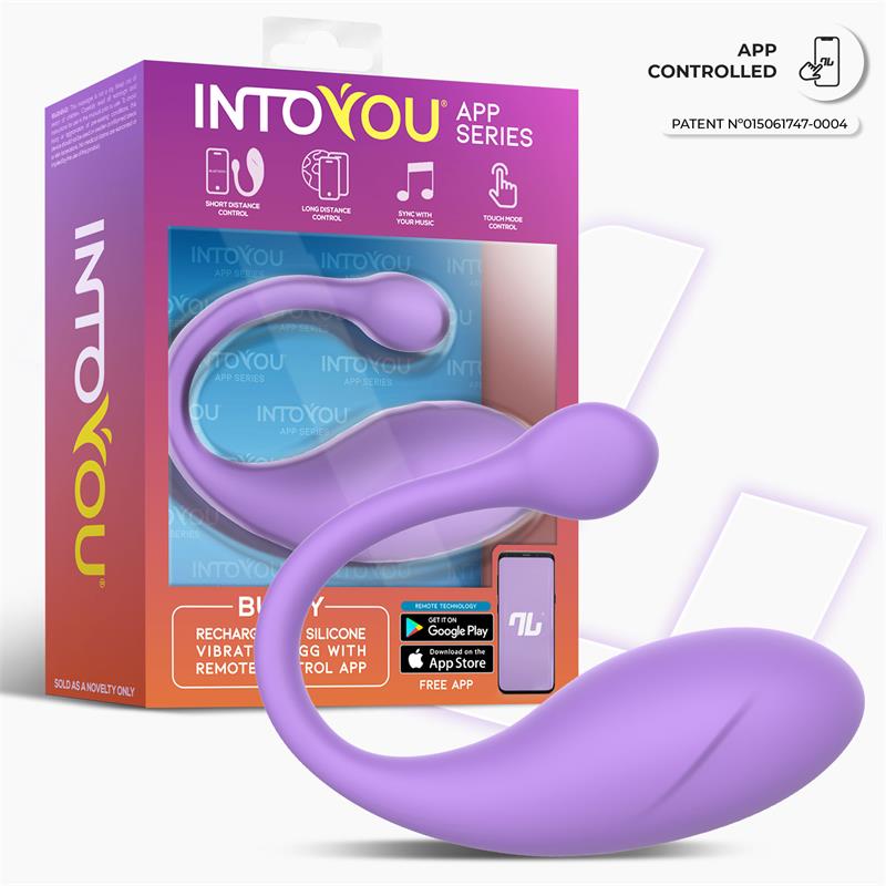 INTOYOU APP SERIES - BULBY EGG VIBRATOR WITH APP LAVANDER