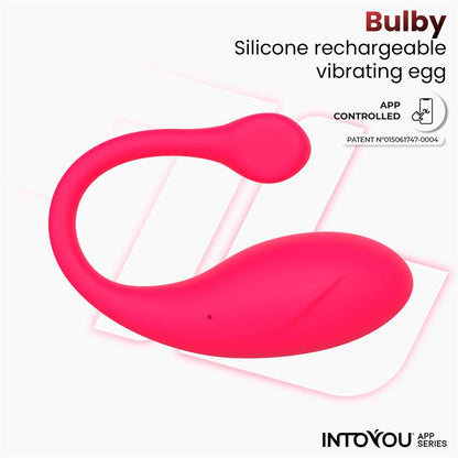 INTOYOU APP SERIES - BULBY VIBRATING EGG WITH APP DARK PINK