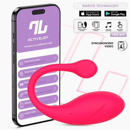 INTOYOU APP SERIES - BULBY VIBRATING EGG WITH APP DARK PINK