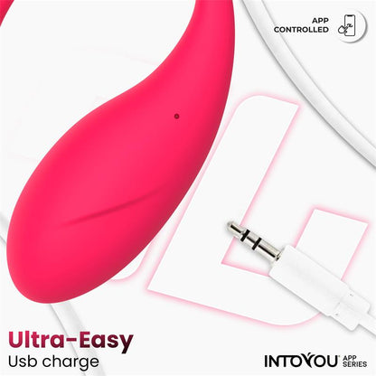 INTOYOU APP SERIES - BULBY VIBRATING EGG WITH APP DARK PINK