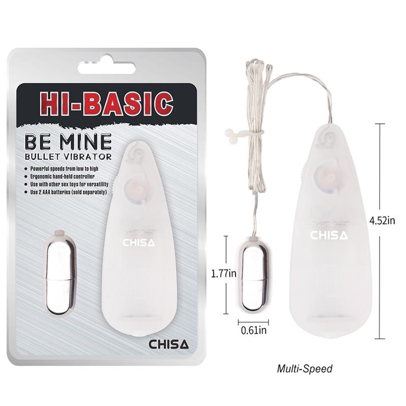 CHISA - BULLET VIBRATOR 11.5CM WHITE