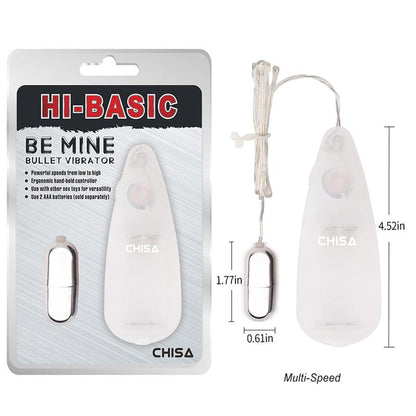 CHISA - BULLET VIBRATOR 11.5CM WHITE